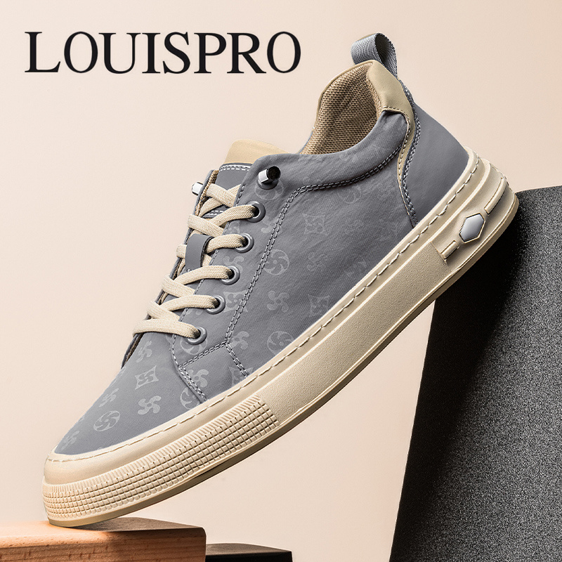 LOUISPRO透气板鞋休闲软底布鞋