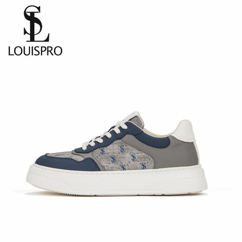 LOUISPRO新款男士厚底增高板鞋