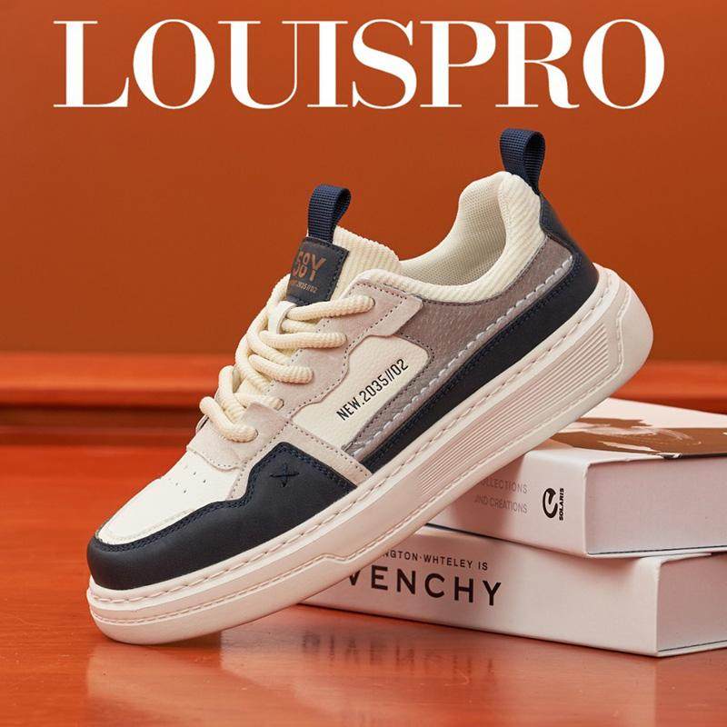 LOUISPRO精选男士新款轻奢匠心名品休闲百搭厚底透气板鞋时尚男鞋,流行男鞋,休闲板鞋,淘宝优惠券,粉丝福利购,淘宝优惠卷