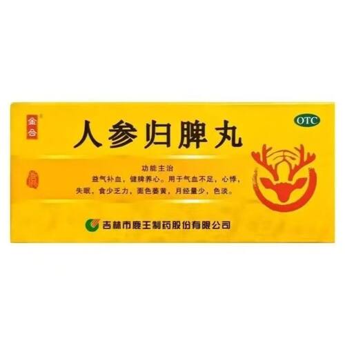 金合人参归脾丸9g*10丸【有效期至2028年2月29日】A