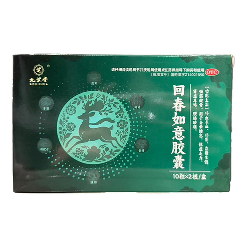 九芝堂 0.25g*20粒/盒 回春如意胶囊【效期至2028年12月31日】W