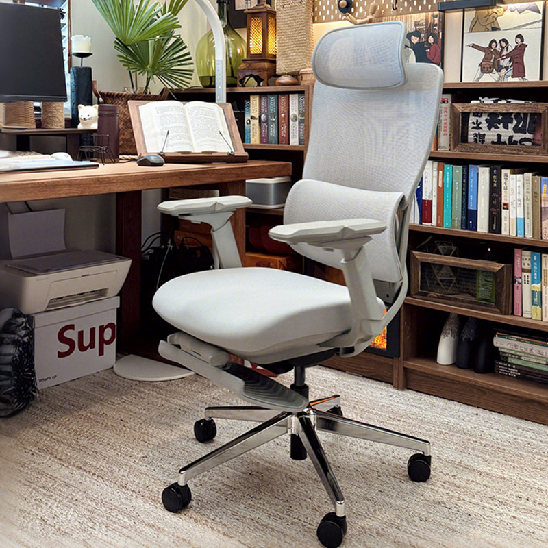 乐瓦ENOVA时尚家人体工学电脑椅大体重护腰电竞椅家用办公坐椅子