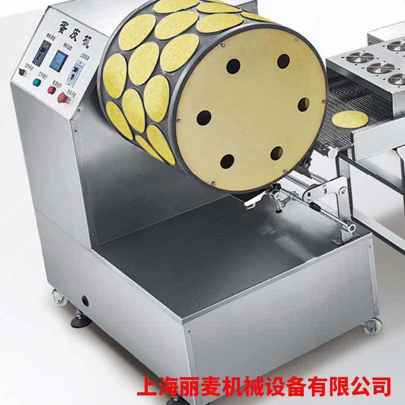 全自动翻皮春卷皮机芒果千层带切断蛋皮成型机s300电加热烫皮机