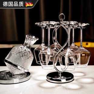 德国轻奢高级红酒杯套装醒酒器水晶勃艮第高脚杯葡萄酒杯家用套装