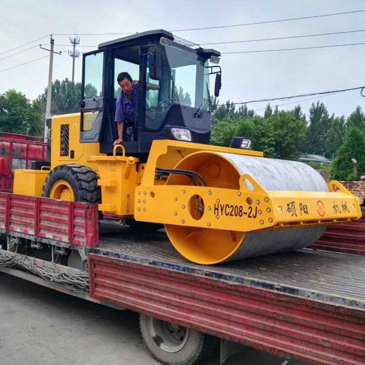 振动压路机  8吨10吨单钢轮座驾压路机  柴油压路机沥青夯实机