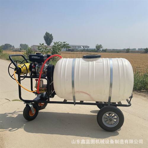 300L收管一体农用打药机园林果树手推汽油打药车养殖消毒打药车