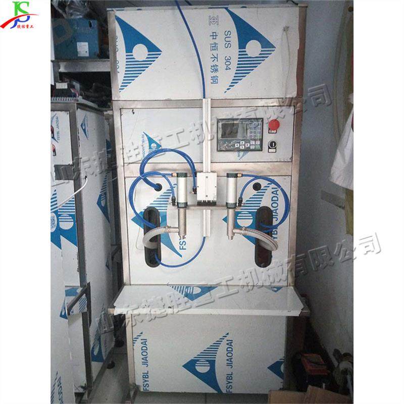 双头气动定量灌装机 洗洁精装瓶装罐工具 蜂蜜膏体压力罐装设备