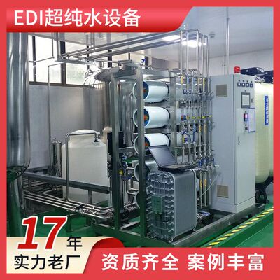 精密仪器全自动大型工业纯水设备EDI反渗透超纯水设备