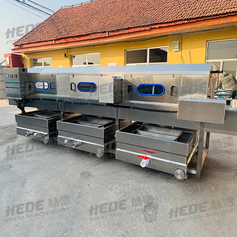 塑料筐洗筐机 多功能肉食盘子洗污机 不锈钢高蒸汽洗筐洗箱机