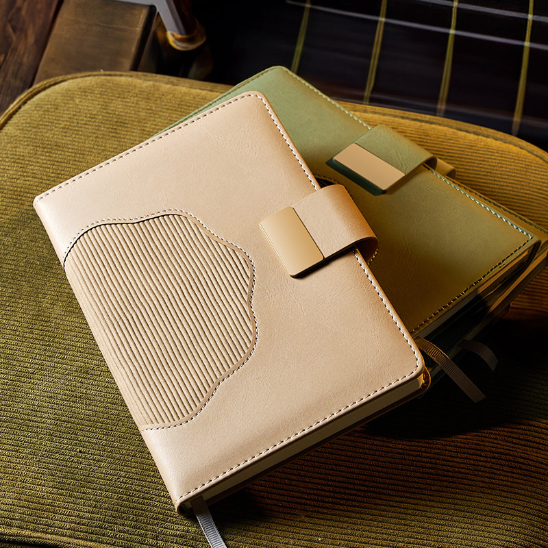 免费刻字中国风个性创意笔记本本子商务办公工作会议记录记事本定制可