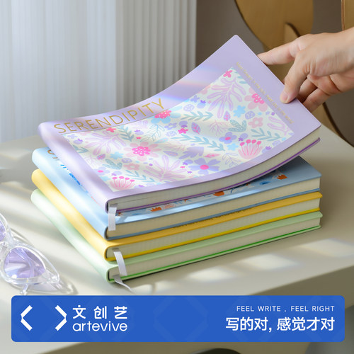 糯米手感加厚皮B5大号横翻空白本