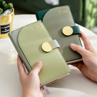 文创艺随身便携2026年日程本新款 weekly周计划本时间管理工作笔记本本子商务高档高颜值日记本A6定制可印logo