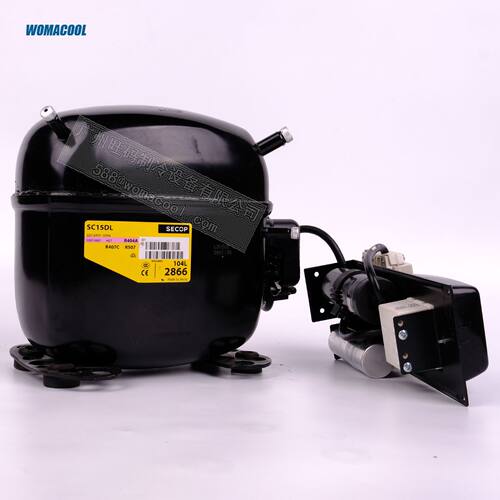 SECOP/思科普 SC15DL 冷媒R404A 电压220-240V~50Hz H/MBP 压缩机