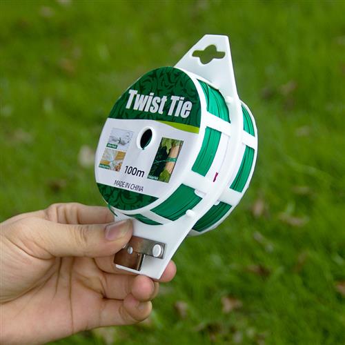 包塑铁丝园艺捆扎线月季爬藤蔓固定器多功能diy扎带植物花架绑线