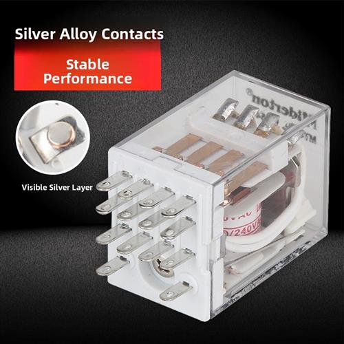 微型小型中间继电器8/14针Ac 220 Dc 24V12V5V Hh52P/Hh54P/13F