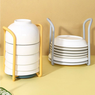 厨房置物架家用立式 可伸缩收纳碗架碗碟沥水架子单层小型收纳架