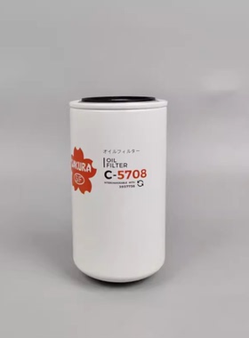 樱花机油滤芯C-5708通用唐纳森P550428