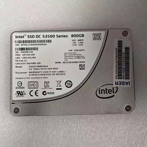 Inter/英特尔 S3500 800G SATA SSDS议价