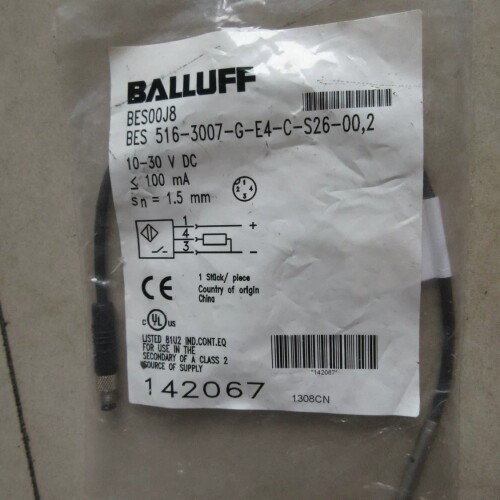 全新原装巴鲁夫 BES00J8 BES 516-3007-G-E4-C-S26-00,2 现货 *