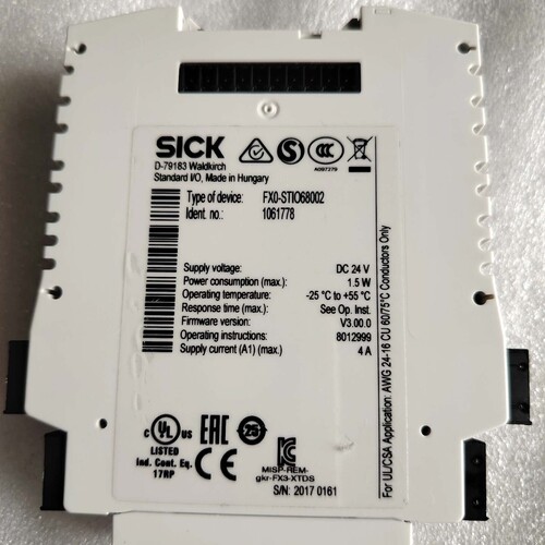 SICK西克安全继电器，型号FX0-STIO68002，匈牙议价
