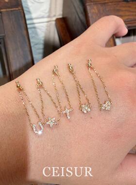 爆闪可抽拉戒指女款轻奢高级感