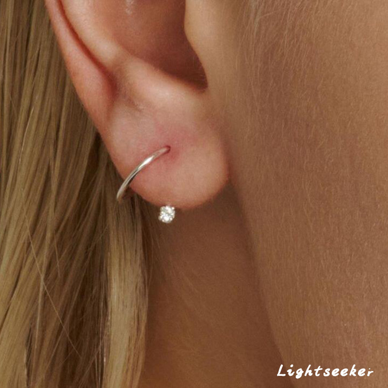 线条几何耳钩轻奢小众设计耳环