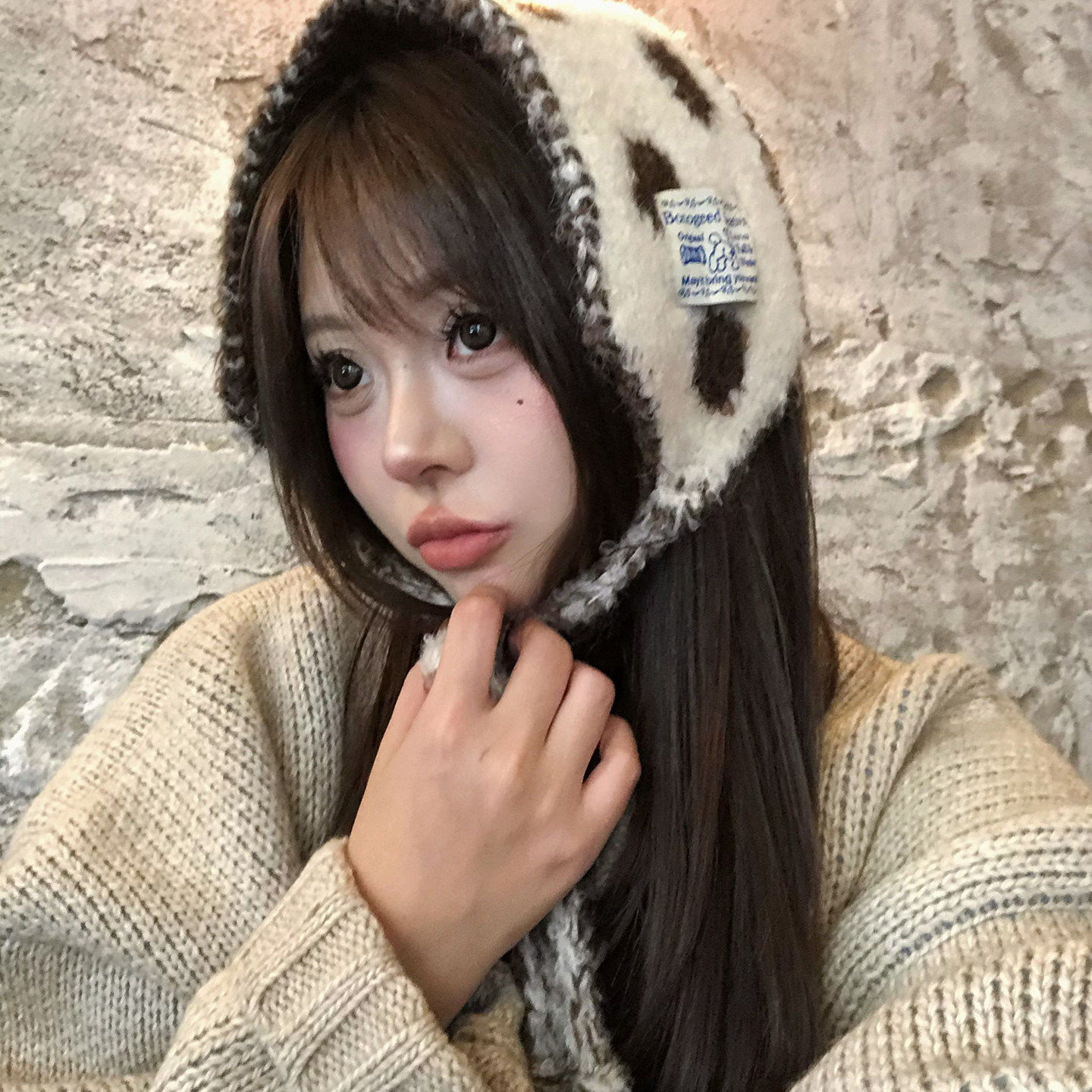 韩系仿羊毛耳罩女款氛围感撞色波点系带耳套冬季保暖防寒围巾护耳,服饰配件/皮带/帽子/围巾,耳套,淘宝优惠券,粉丝福利购,淘宝优惠卷