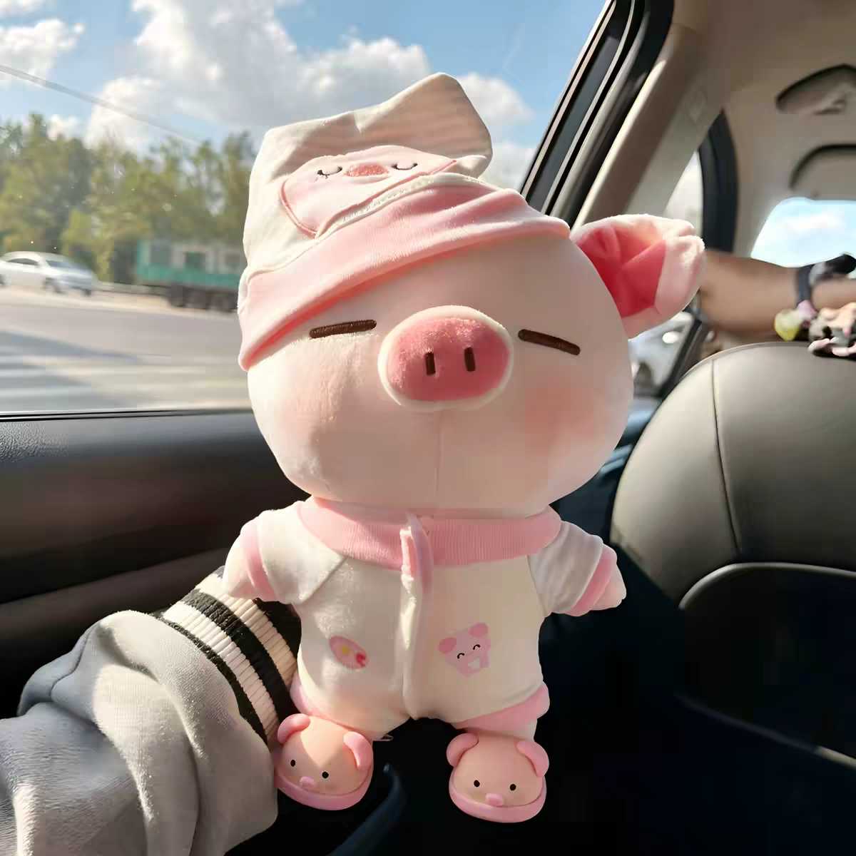 已严肃拥有！站姿小猪玩偶萌宠