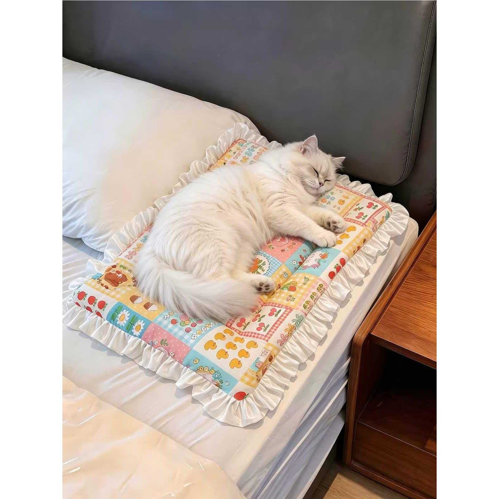猫咪睡觉垫子双面可用猫窝狗窝