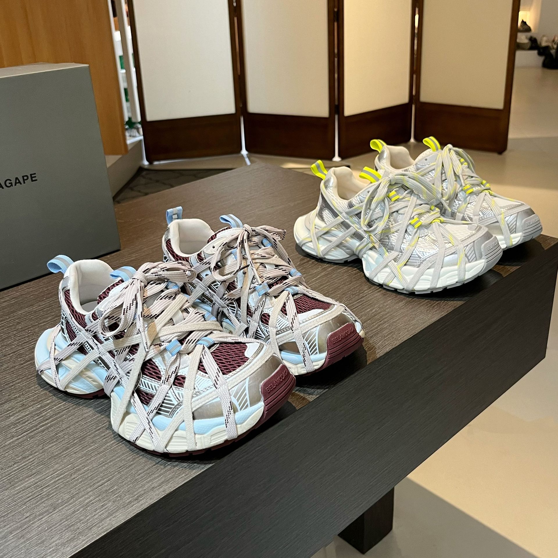 厚底绑带老爹鞋女款2026夏季新款女鞋真皮透气网面休闲运动鞋
