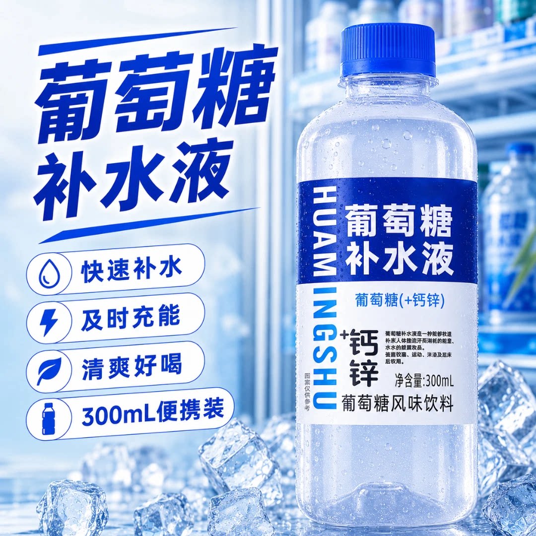 钙锌葡萄糖水饮料整箱矿泉水