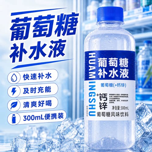 钙锌葡萄糖水饮料整箱矿泉水
