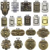 礼盒面板仿古蝴蝶小搭扣牛角扣锁扣铁皮箱扣木盒木箱包装 搭扣