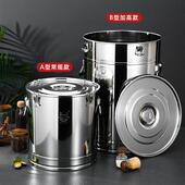 不锈钢密封桶 大容量茶叶桶运输加厚食用油牛奶桶陈皮储油桶米桶