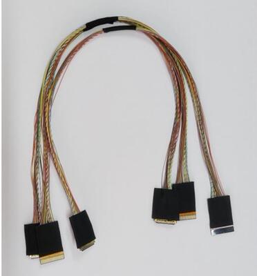 液晶显示屏EDP排线IPEX0.4mm转0.5间距转接延长线ZPE20523-40T30P