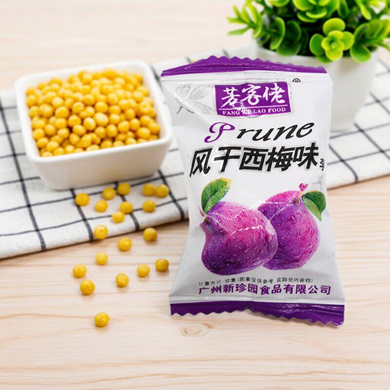 芳客佬风干梅新货独立小包装酸甜西梅蓝莓味李果干蜜饯休闲小零食