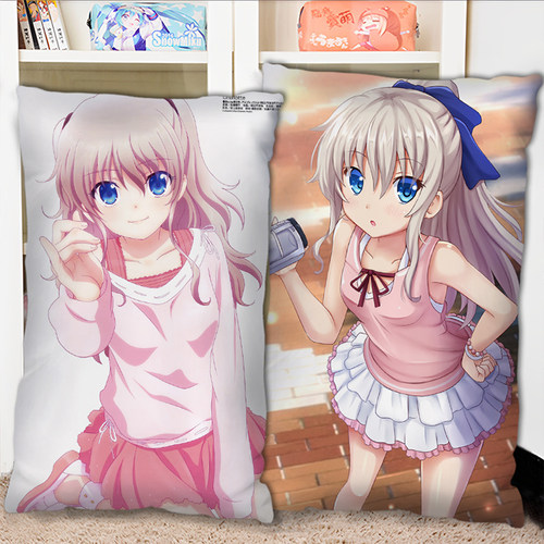 Charlotte友利奈绪周边抱枕半身长条二次元枕头2way枕套双面定制