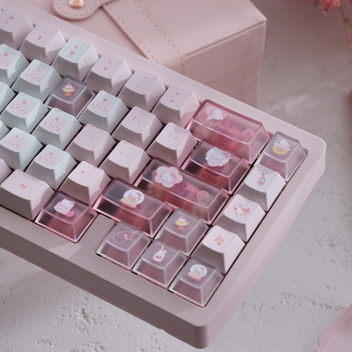 HelloKitty凯蒂猫键帽PBT+PC