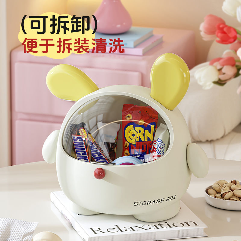 卡通墩墩狗发饰盒桌面收纳大容量儿童女孩发圈头绳首饰收纳盒子