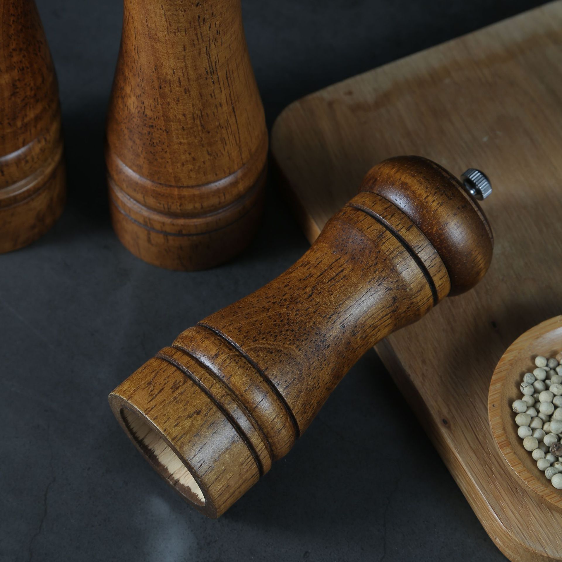黑胡椒研磨器手动实木调