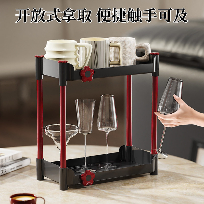 杯子收纳置物架桌面中古