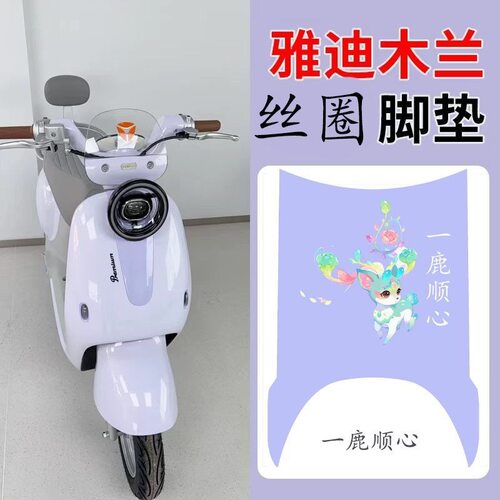 雅迪木兰专用丝圈防水蹭
