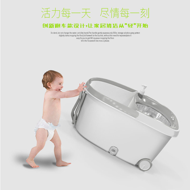 好神拖免手洗家务清洁用具清洁干湿拖布桶地拖墩布桶旋转拖把
