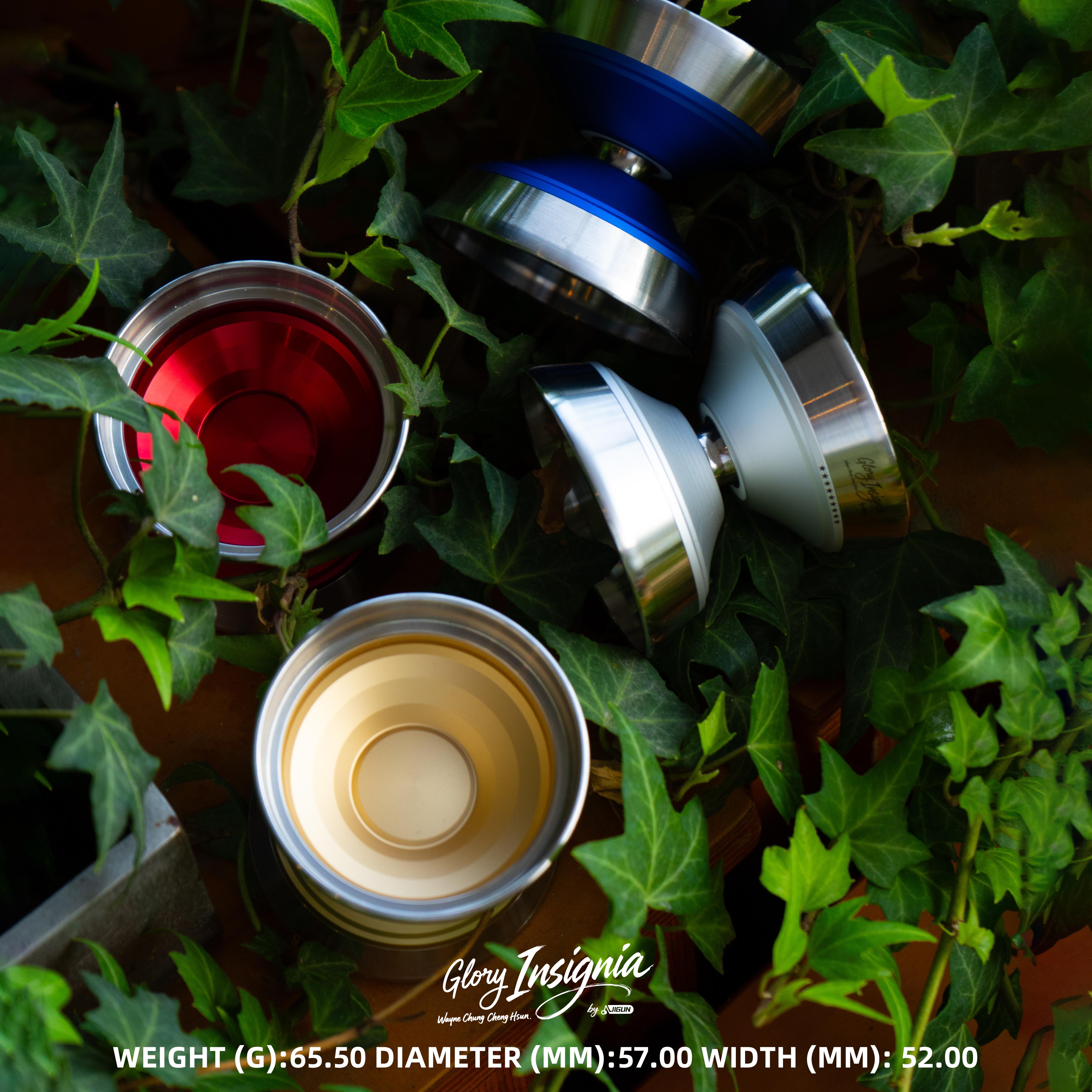 JIGUN Glory Insignia 荣誉勋章  台湾冠军 钟承勋签名悠悠球