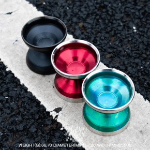 JIGUN 新.嗜睡症 6061 不锈钢环  章孙杰 签名悠悠球