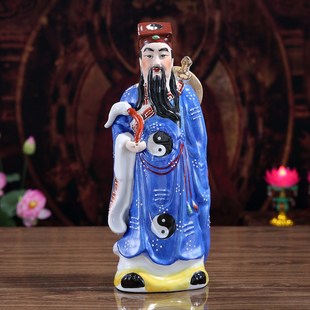 陶瓷吕洞宾神像吕祖师爷神像风水摆件家用包邮家居摆件