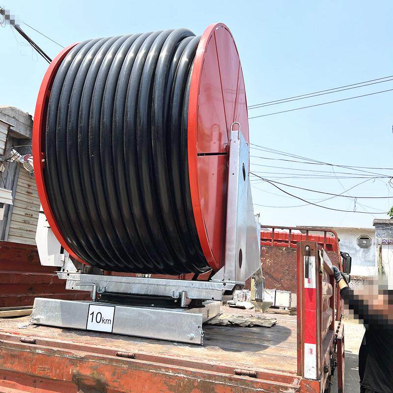 农用卷盘式喷灌机 农田自走式水涡轮回管卷盘灌溉机 水涡轮