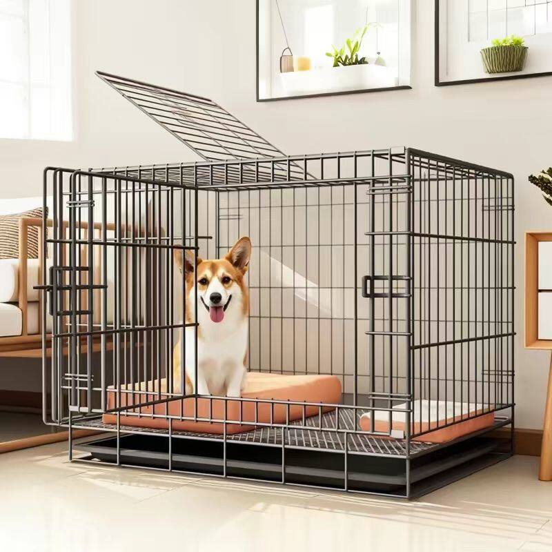 小型犬专用可折叠带厕所宠物狗笼