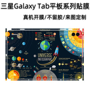 适用三星Galaxy TabS10平板S9 Ultra贴纸Galaxy Tab电脑FE+ S9 /S8+贴膜S7全包背贴保护膜