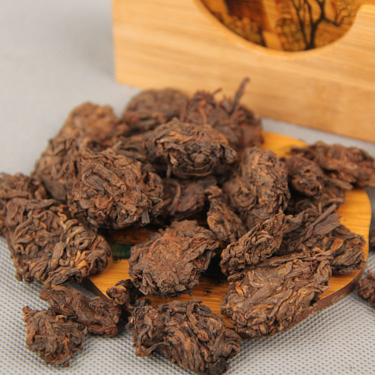 批发 普洱茶 05年陈年金芽 老茶头 自然沱疙瘩 散茶叶 勐海熟茶